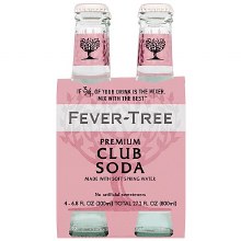 Fever Tree Club Soda 4pk