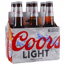 Coors Light 6pk Bottles