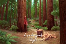 Timber Lumberjack Style 4pk