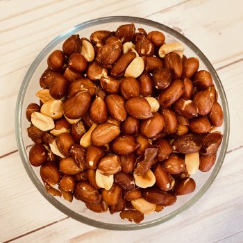 Roasted Redskin Peanuts - Unsalted