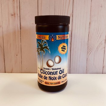 Omega Organic Coconut Oil, 908g