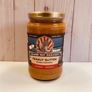 Island Nut Roastery Smooth Peanut Butter, 750g