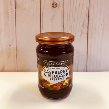 Mackay's Raspberry &amp; Rhubarb Preserve, 250mL *temporarily out of stock*
