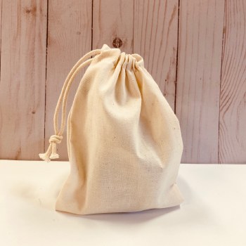 Organic Cotton Bulk Bag, 5&quot;