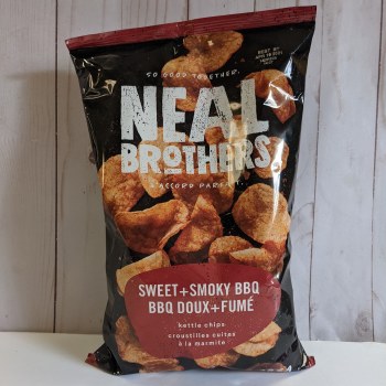 Neal Brothers Sweet &amp; Smoky BBQ Kettle Chips, 142g