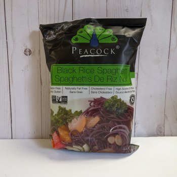 Peacock Black Rice Spaghetti, 200g &quot;temporarily out of stock&quot;