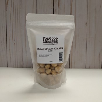 Roasted Macadamias, Salted, 200g