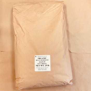 Organic Rolled Oats, 11.34kg