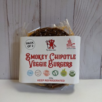 Red Devil Veggie Burgers - Chipotle - 2 pack