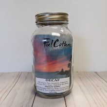 Fix! Coffee - Whole Beans, 340g Jar - Decaf *packed in a re-usable jar, $1.50 deposit will apply