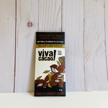 Viva Cacao Artisinal Chocolate Bar - Vanilla Chai with Reishi, 41g *temporarily out of stock*