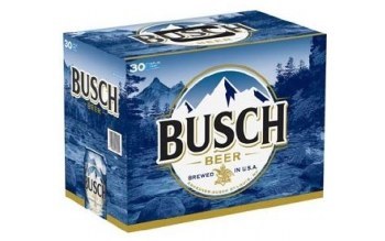 Busch: Beer (30 Pack)
