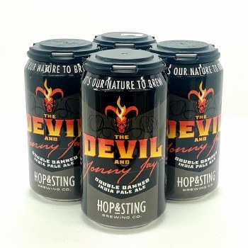 Hop &amp; Sting: The Devil and Jonny Jay DIPA 4 Pack Cans