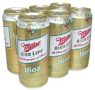 Miller High Life: 6 Pack (Cans)