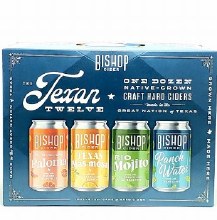 Bishop Cider: Texan Twelve Variety 12 Pack Cans