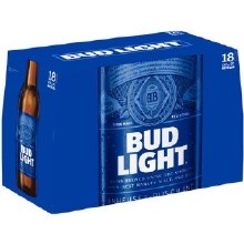 Bud LIght: 18 Pack (Bottles)