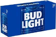 Bud Light: 18 Pack (Cans)