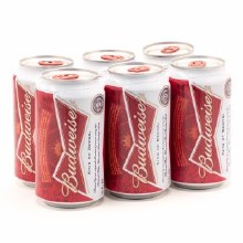 Budweiser: 6 Pack (Cans)