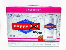 Happy Mom: Raspberry 12 Pack Cans