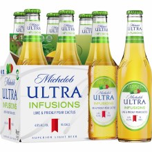 Michelob: Ultra Infusions Lime 6 Pack (Bottles)