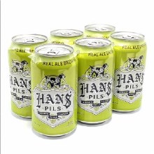 Real Ale: Hans Pils 6 Pack Cans