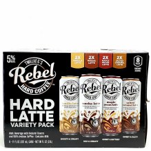 Twelve5: Rebel Hard Coffee Hard Latte Variety 8 Pack Cans