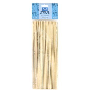 100 Large Bamboo Skewers