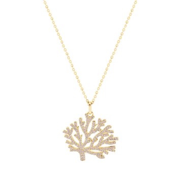Tipperary Crystal Under The Sea Pendant Coral