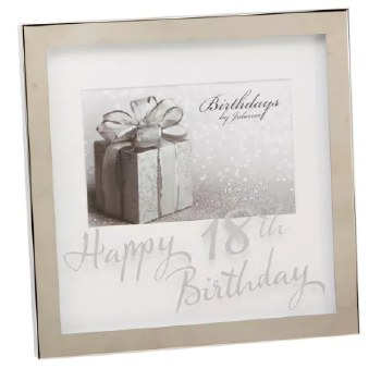 18th Birthday Mirror 4x6 Frame
