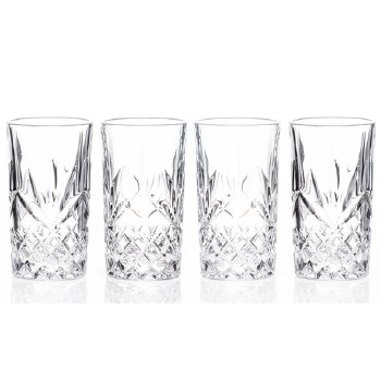 Newgrange Living Adare Hiball Glasses Set of 4