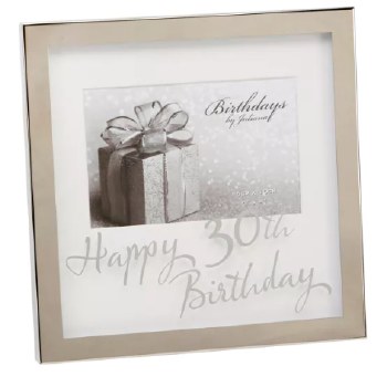 30th Birthday Mirror 4x6 Frame