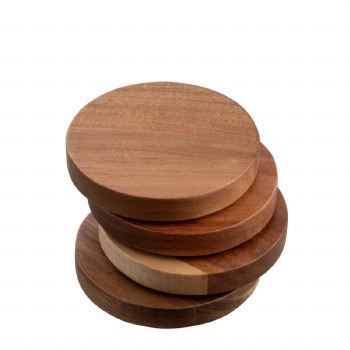 Belleek Acacia Wood Coasters Set of 4