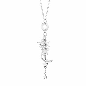 Newbridge Silverware AH Silver Necklace W/Charms