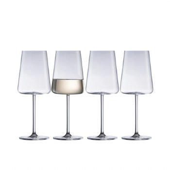 Galway Crystal Alto White Wine Set of 4