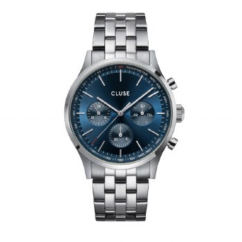 Cluse Watch Anthéor Multif Watch Blue &amp; Silver