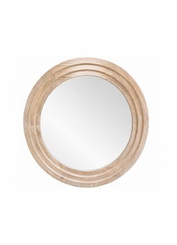 Grange Living Mirror Antique Brushed White Mirror 78cm