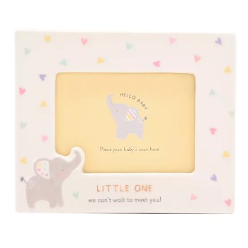 Hello Baby Baby Ceramic Frame - Baby Scan