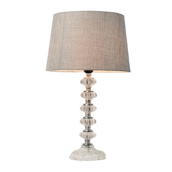 Tara Lane Bailey Table Lamp Sl/Grey 50cm