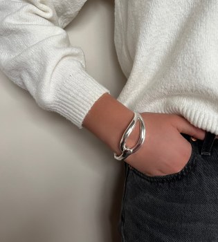 Absolute Jewellery Bangle Silver BA245SL