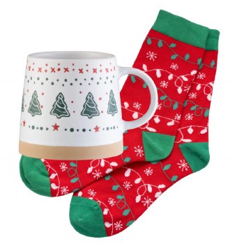 Belleek Belleek Living Mug &amp; Sock Set