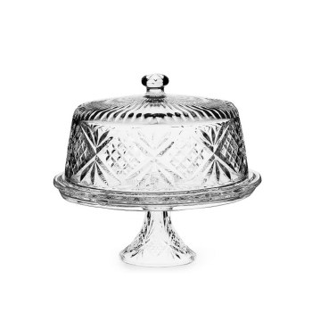 Tipperary Crystal Belvedere Cake Strand with Lid