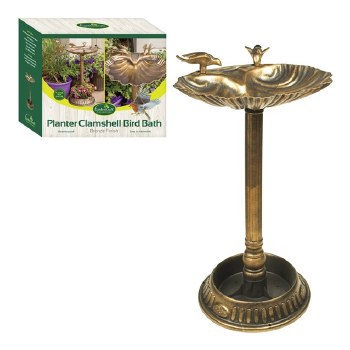 Bird Bath Shell with Planter