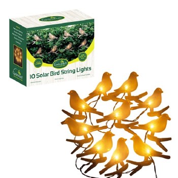 Birds String Lights Solar 10pc