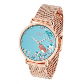 Tipperary Crystal Birdy Robin Rose Gold Watch