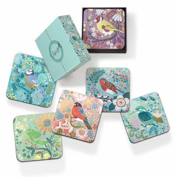 Tipperary Crystal Birdy S/6 Coasters