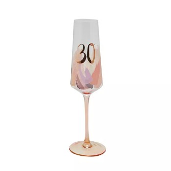 Birthday Flute 30th Luxe