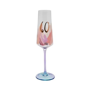 Birthday Flute 60th Luxe