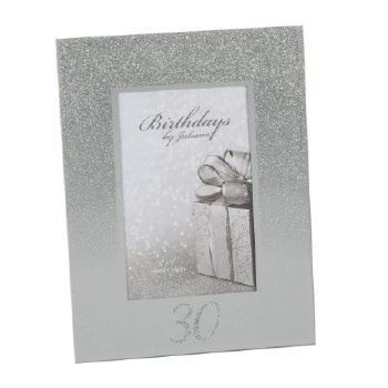 Birthday Frame 30th Glitter