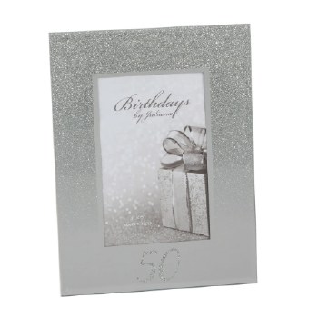 Birthday Frame 50th Glitter