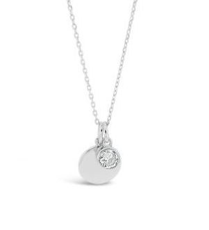 Absolute Jewellery Birthstone Disc Pend April